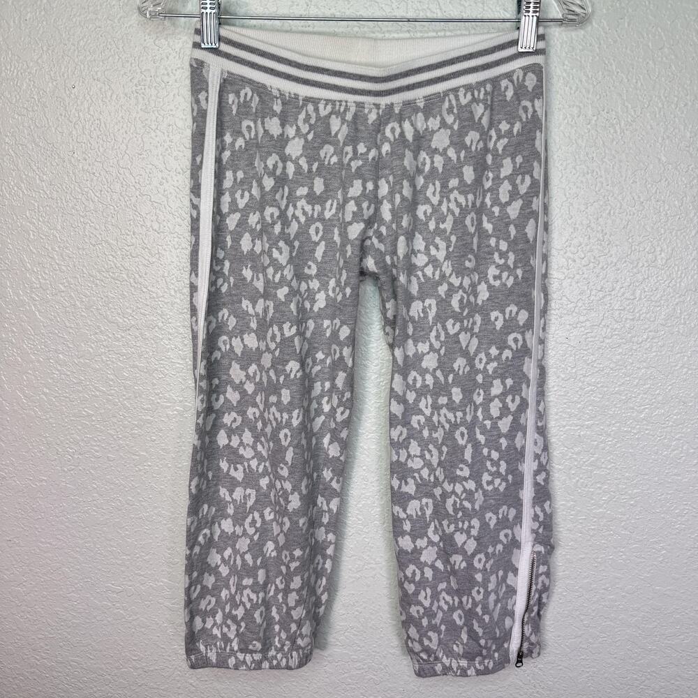 Hard Tail Forever Y2K Sweatpants Womens Small Animal Print Zip Hem Lounge USA